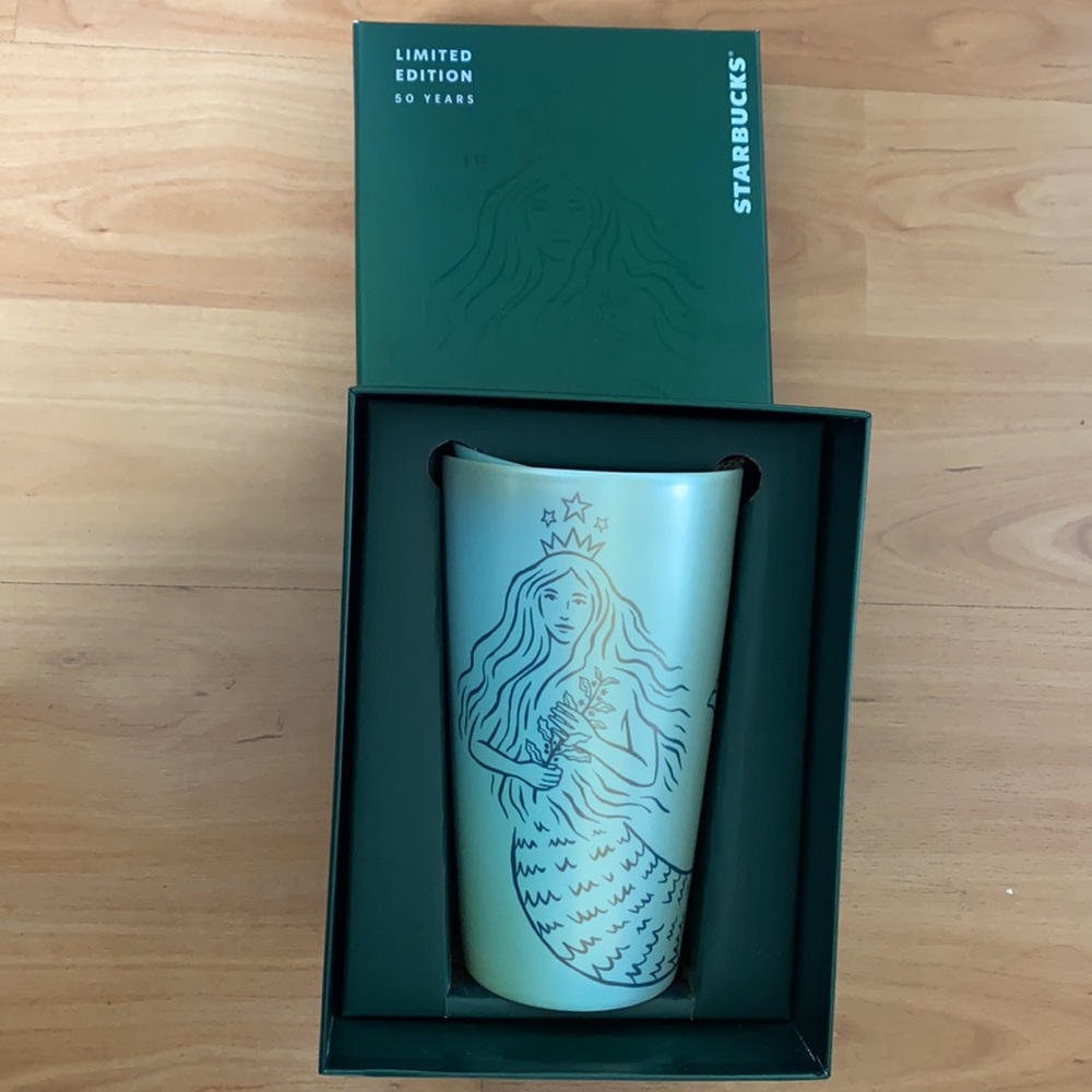NEW Starbucks Limited Edition 50 Years Mermaid Cup